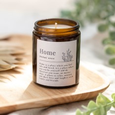 Hampers and Gifts to the UK - Send the Dictionary Definition Candle - Home